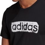 Camiseta-Adidas-Estampada-Linear-Black