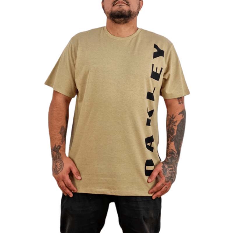 Camiseta Oakley Big Bark Tee Almond - KYW - Artigos de Surf e Skate Online