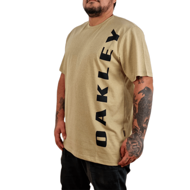 Camiseta Oakley Big Bark Tee Almond - KYW - Artigos de Surf e Skate Online