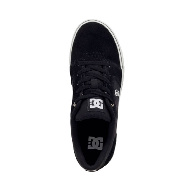 Tenis dc anvil la preto best sale e branco