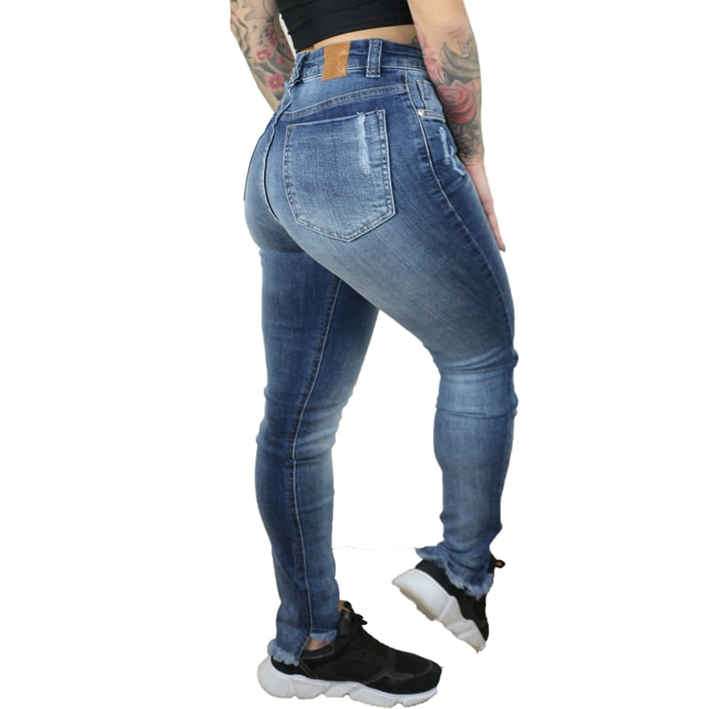 Calca-Riu-Kiu-Skinny-com-Barra-Assimetrica-Jeans