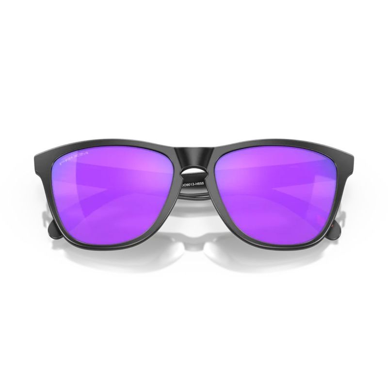 Oculos-Oakley-Frogskins-Matte-Black-Prizm-Violet-4