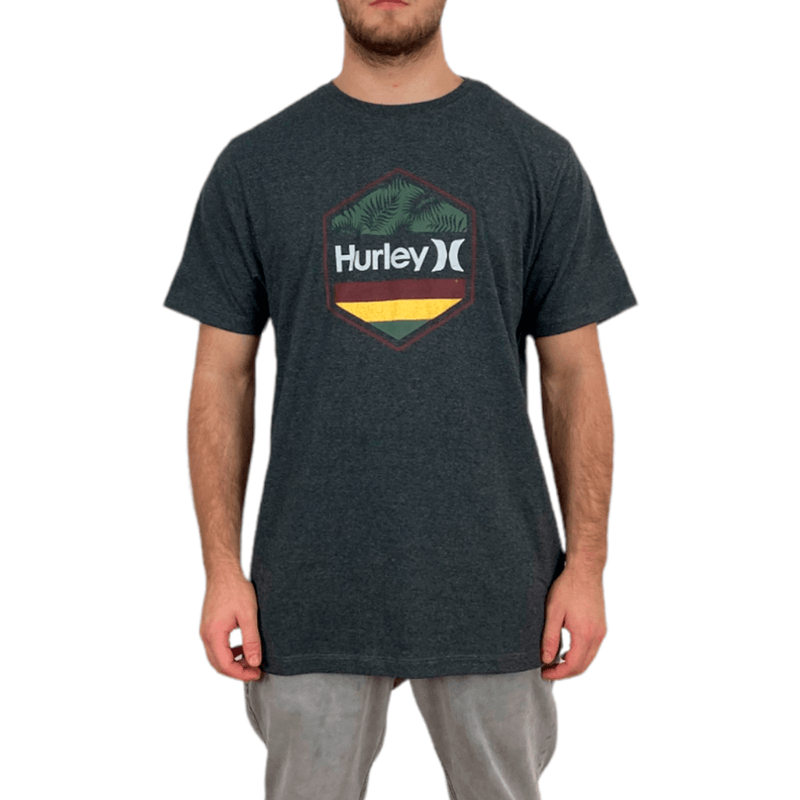 Camiseta-Hurley-Silk-Palms-Roots-Mescla-Preto-