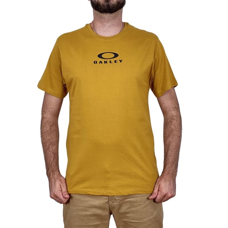 Camiseta-Oakley-Bark-New-Tee-Dorado