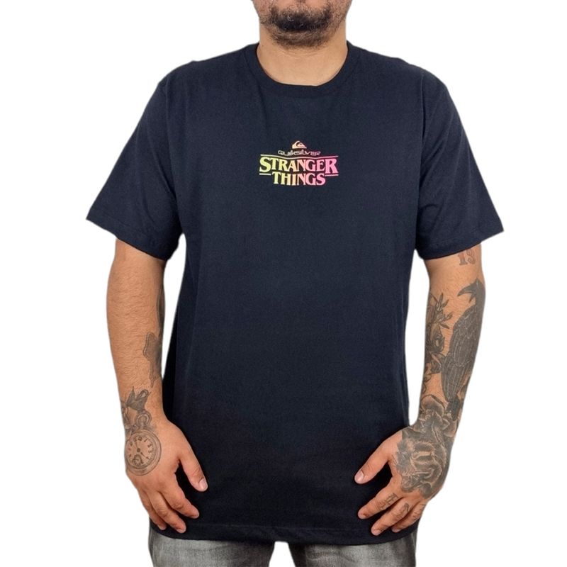 Camiseta Quiksilver Stranger Things White Claw Para Hombre Blanco  Camisetas Rip Curl Hombre