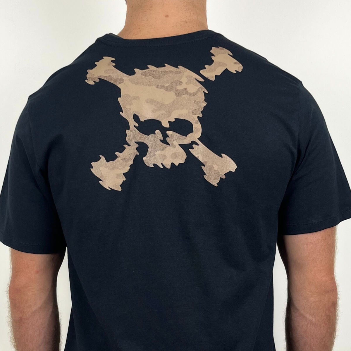 Camiseta Oakley Digi Skull Masculina - Preto