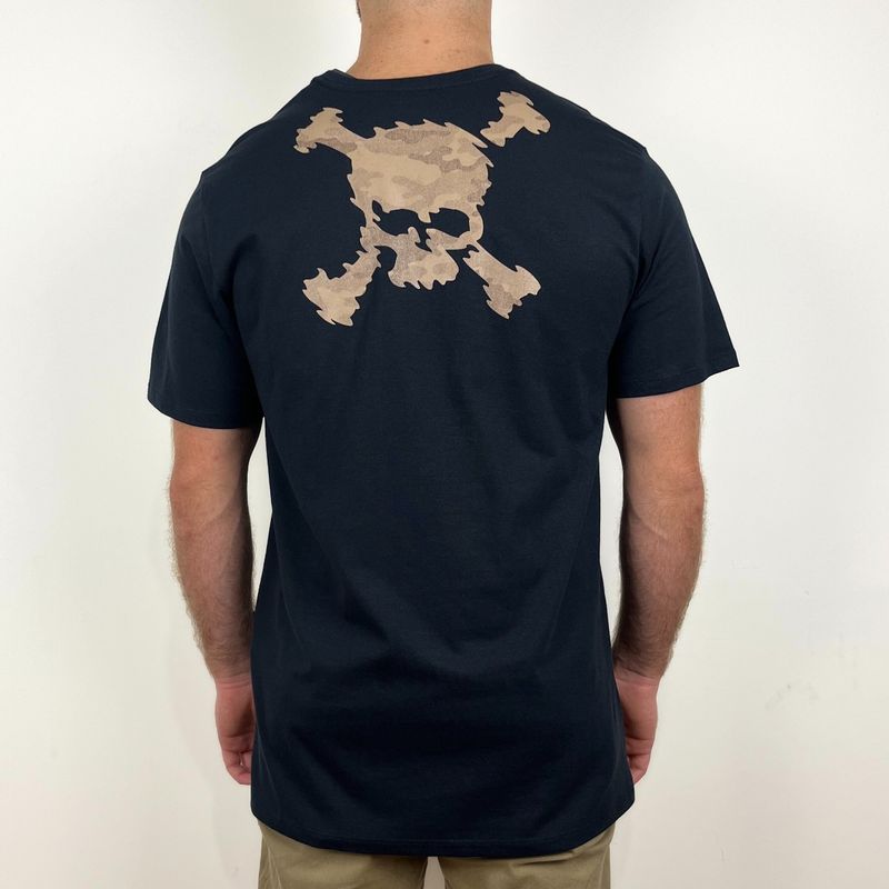 Camiseta Oakley Skull Bark Preta Preto