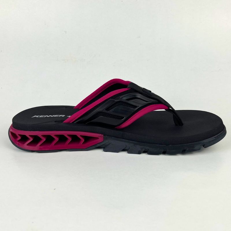 Chinelo kenner sale rosa e preto