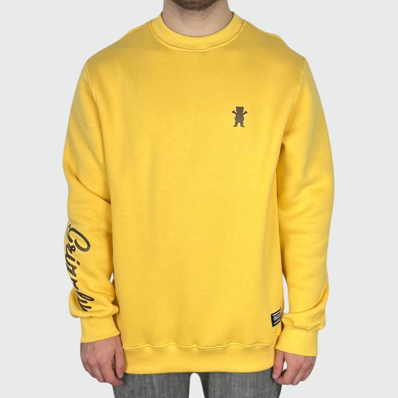 moletom-grizzly-mini-bear-script-crewneck-i24grg01
