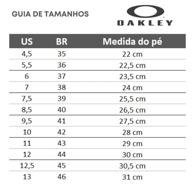 Tabela-medidas-tenis-Oakley