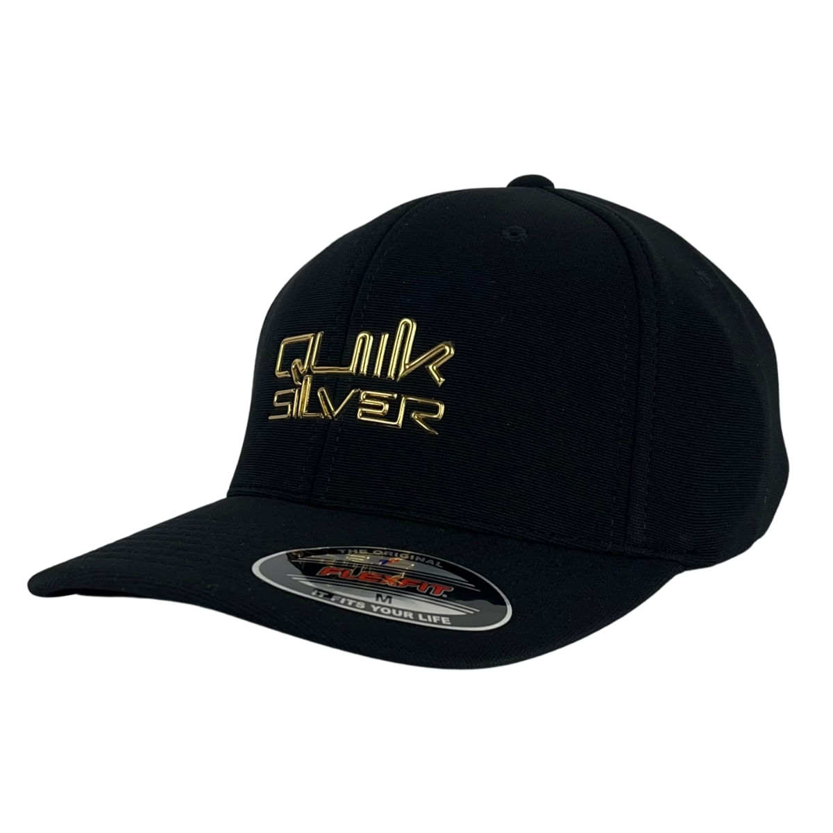 Boné Quiksilver Hologram 3D Logo Preto Boné Quiksilver Hologram 3D Logo Preto